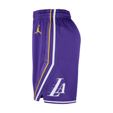 Къси панталони Jordan Los Angeles Lakers Statement Edition Swingman Jordan Dri-Fit NBA Shorts Polyester Лилаво | HM4866-504, 1