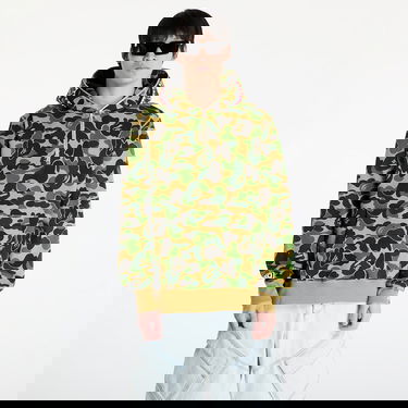 Суитчър BAPE Abc Camo Shark Half Zip Pullover Hoodie Многоцветен | 001PPK801010M GRN, 0