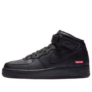 Кецове и обувки Nike Air Force 1 Mid "Supreme Black" Черно | FZ8784-001, 0