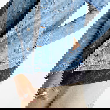 Яке Tommy Hilfiger Teddy Trucker Синьо | DM0DM17471 1A5, 1