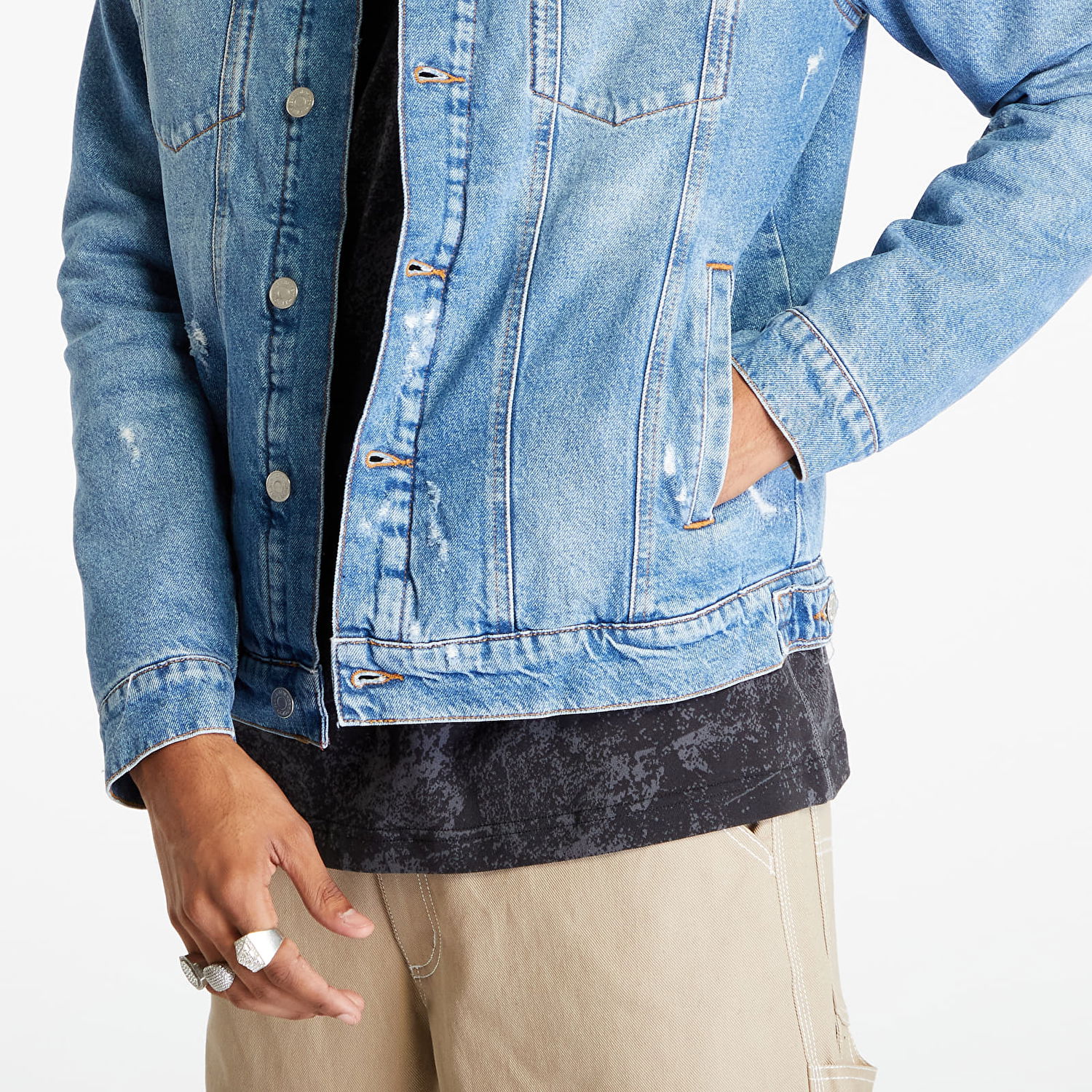 Яке Tommy Hilfiger Teddy Trucker Синьо | DM0DM17471 1A5, 1