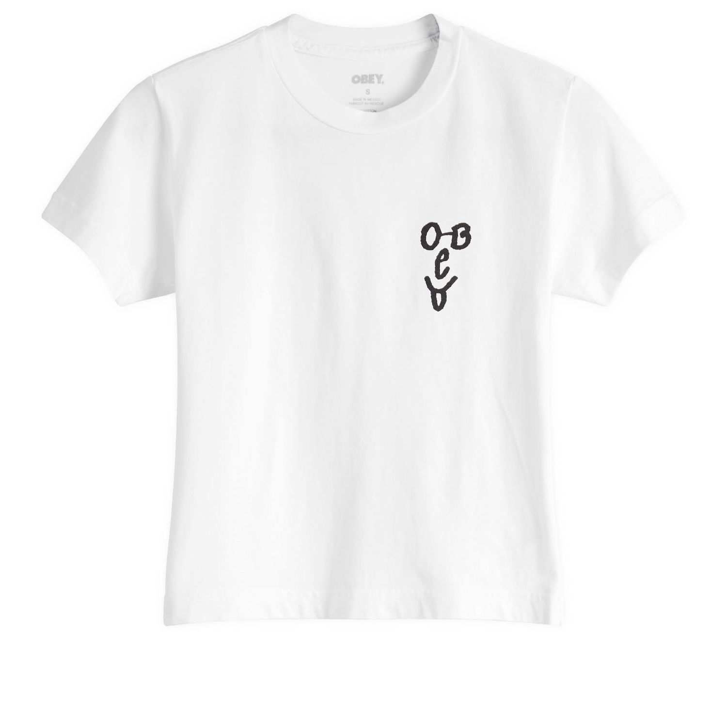 Тениска OBEY Type Face T-Shirt White Бяло | 267792606, 0