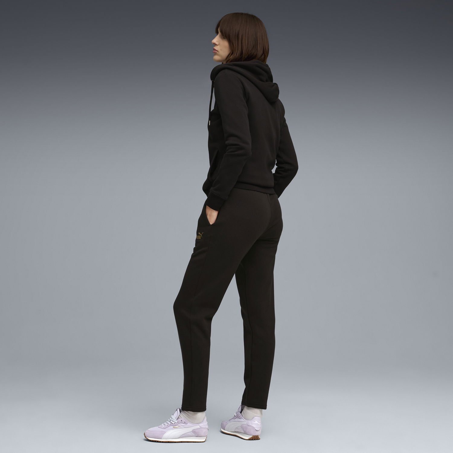 Комплект Puma Metallic Hooded Tracksuit Черно | 688161_01, 1