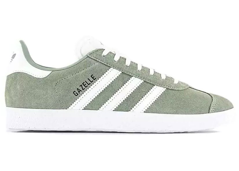 Кецове и обувки adidas Originals adidas Gazelle Silver Green (Women's) Сиво | IG5790, 0