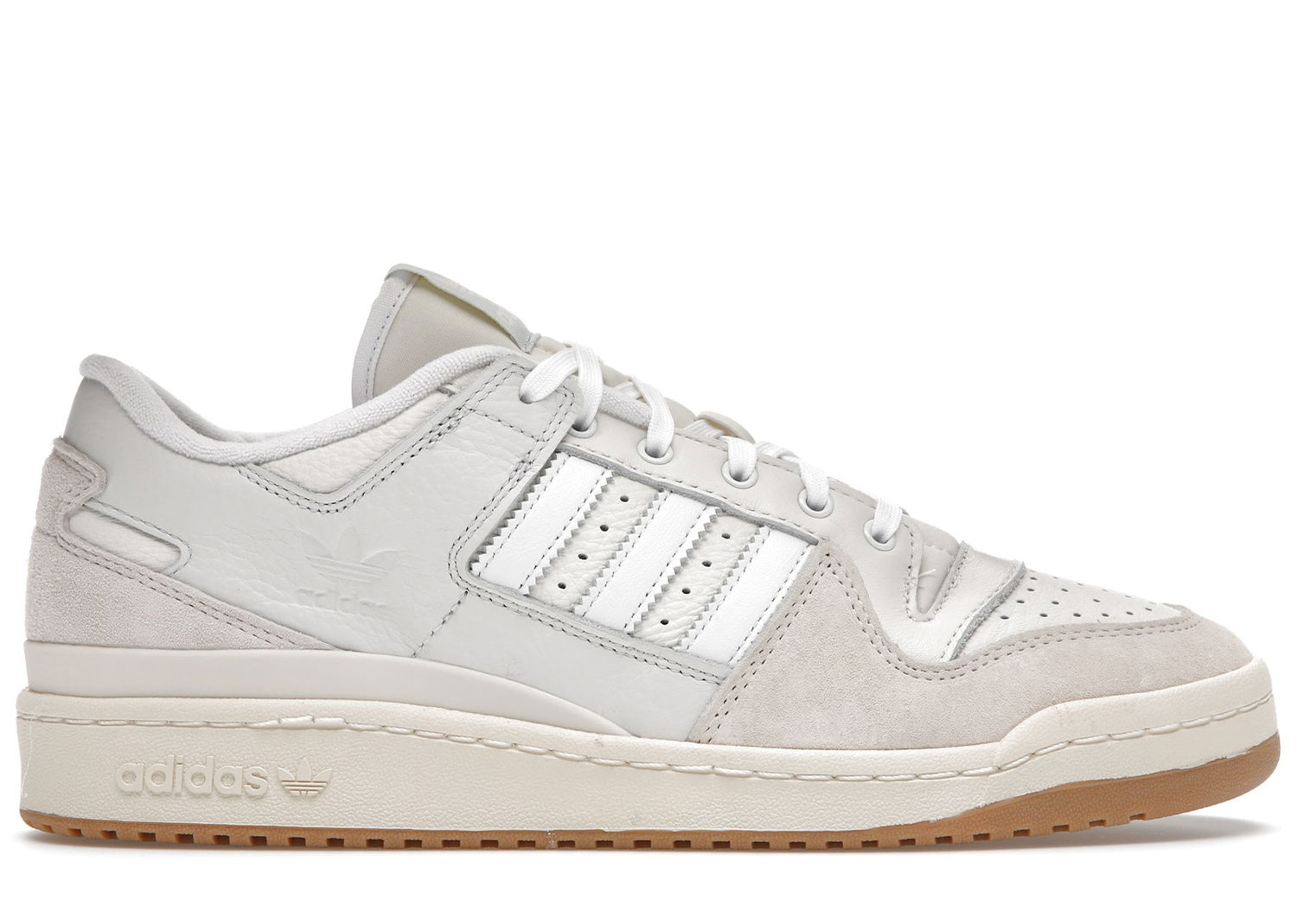 Кецове и обувки adidas Originals Forum 84 Low ADV Chalk White Gum Сиво | FY7998, 0