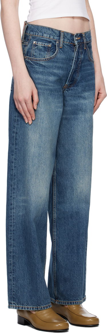Дънки Anine Bing Manon Wide Leg Jeans Синьо | A-06-10584-WHD28, 1