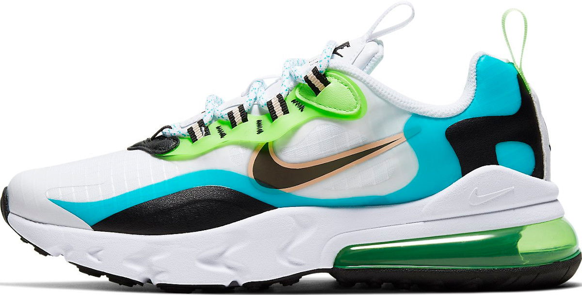 Кецове и обувки Nike Air Max 270 React SE GS Бяло | cj4060-300, 0