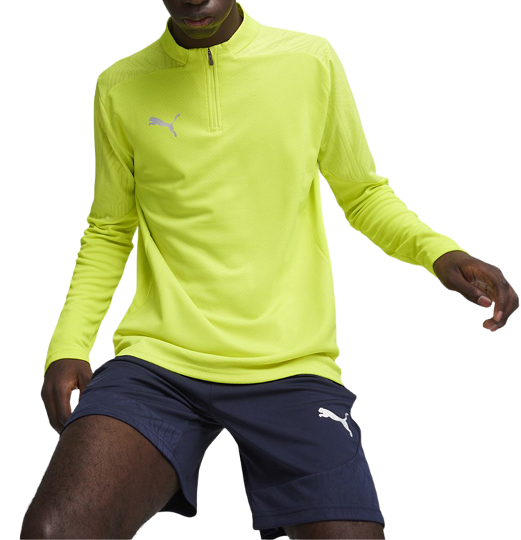 Тениска Puma teamFINAL Training 1/4 Zip Top Жълто | 658551-30, 0