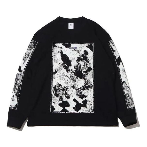 Тениска Nike ACG Abstract Rock Pattern Pullover Черно | DQ4962-010, 0