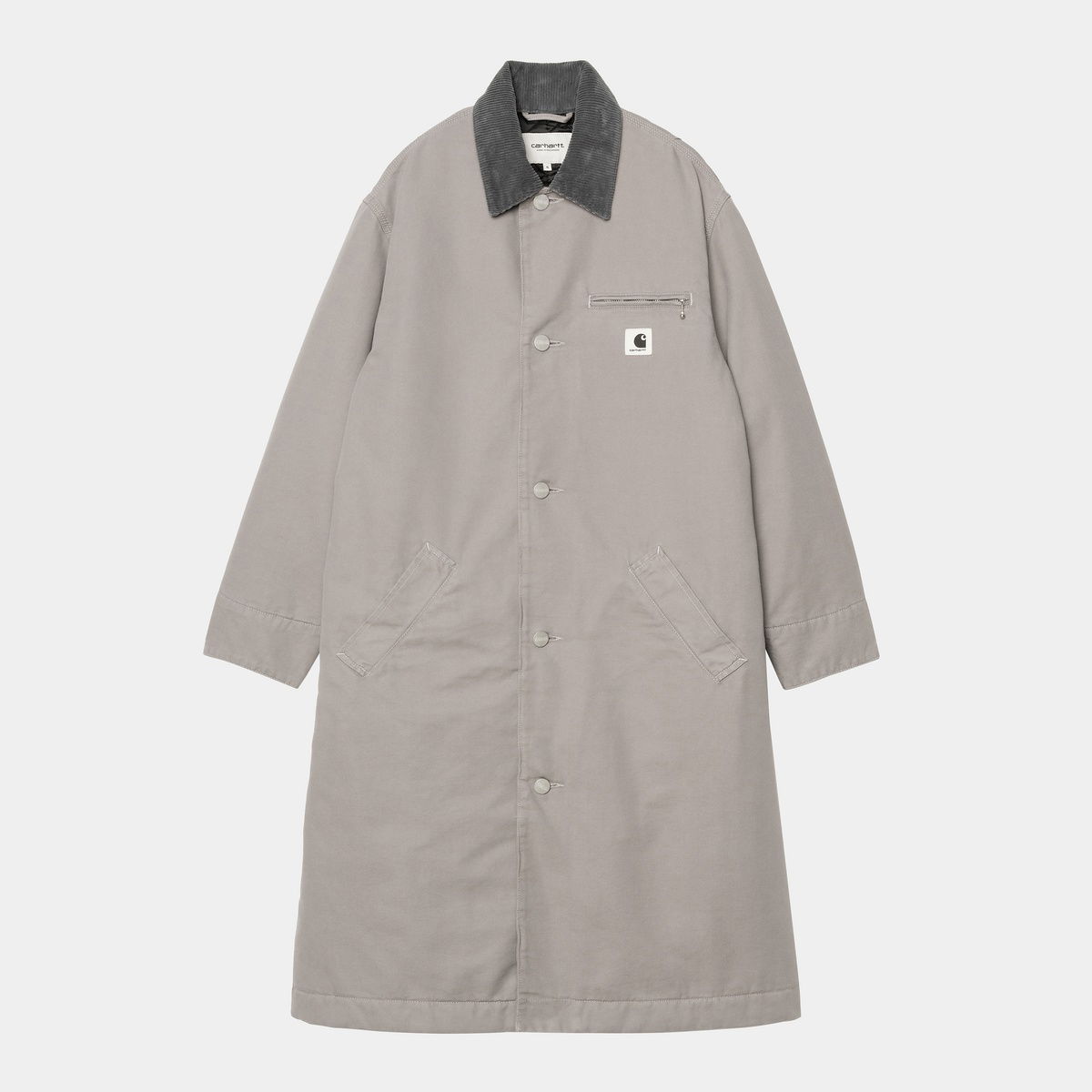 Палта Carhartt WIP Webster Long Sleeve Coat Сиво | I035676_8, 1