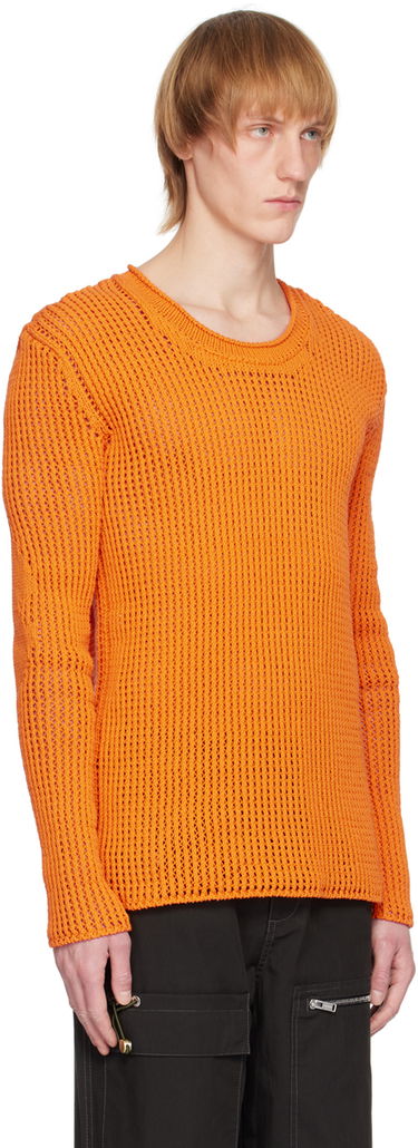 Пуловер Dion Lee Grid Knitted Sweater Бежово | C7163R23, 4