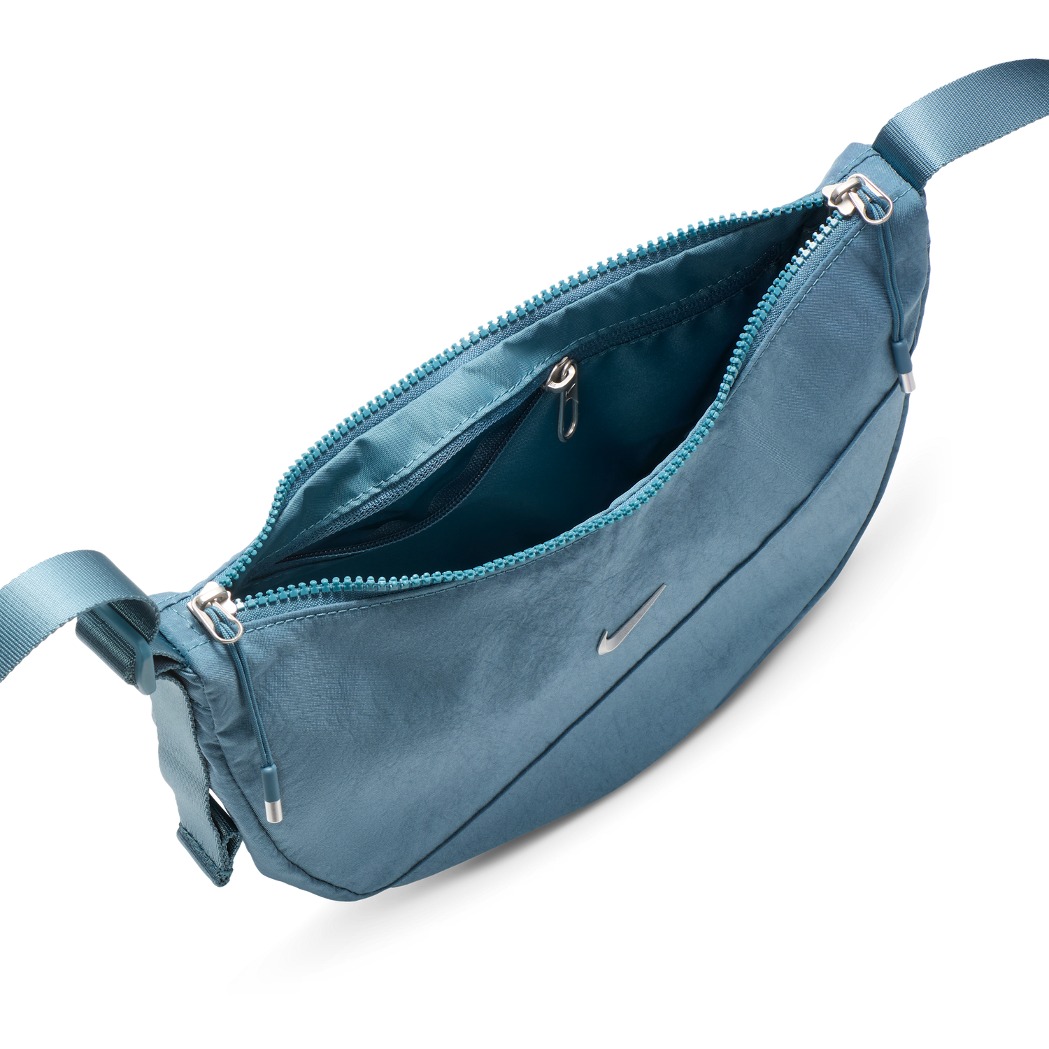 Чанта за кръста Nike Nike Aura Crescent Shoulder Bag (4 l) Синьо | HQ4370-006, 1