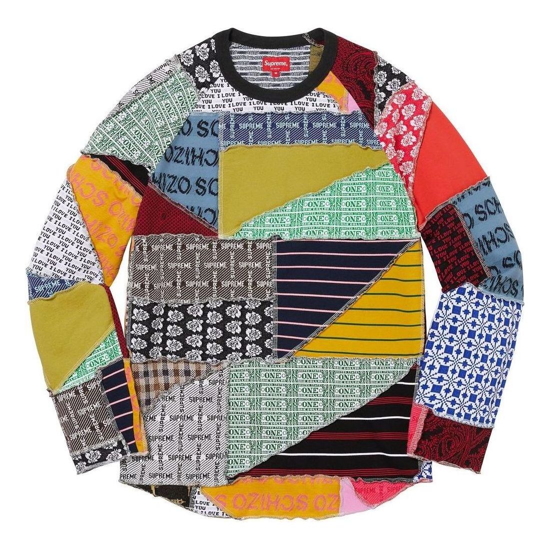 Пуловер Supreme Patchwork Jacquard Shirt Многоцветен | SUP-SS23-118, 0