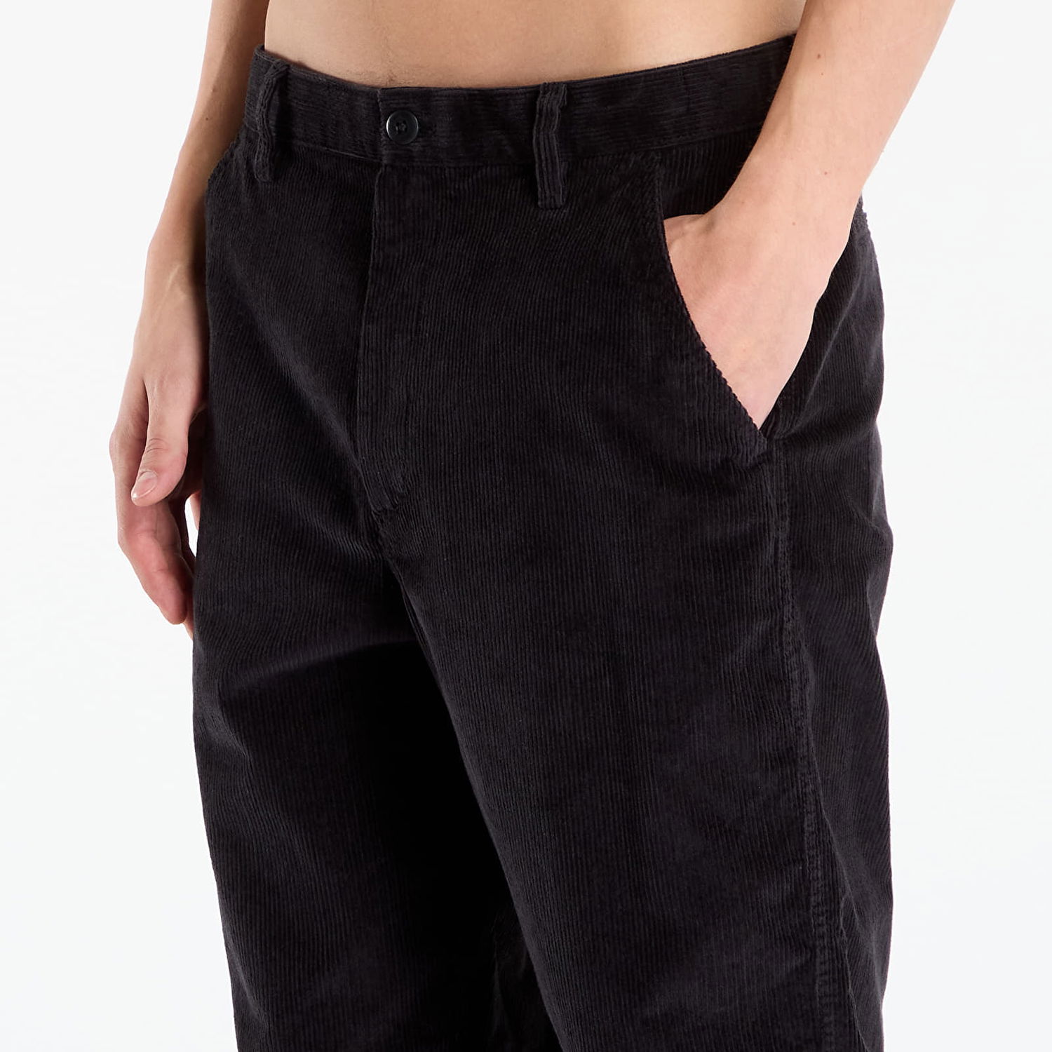 Дънки CALVIN KLEIN Jeans 90S Straight Corduroy Pants Black Черно | LV04RD605G UB1, 1