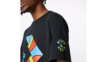 Тениска Converse Converse Peace & Unity Jersey Tee Черно | 10022297-A01, 2