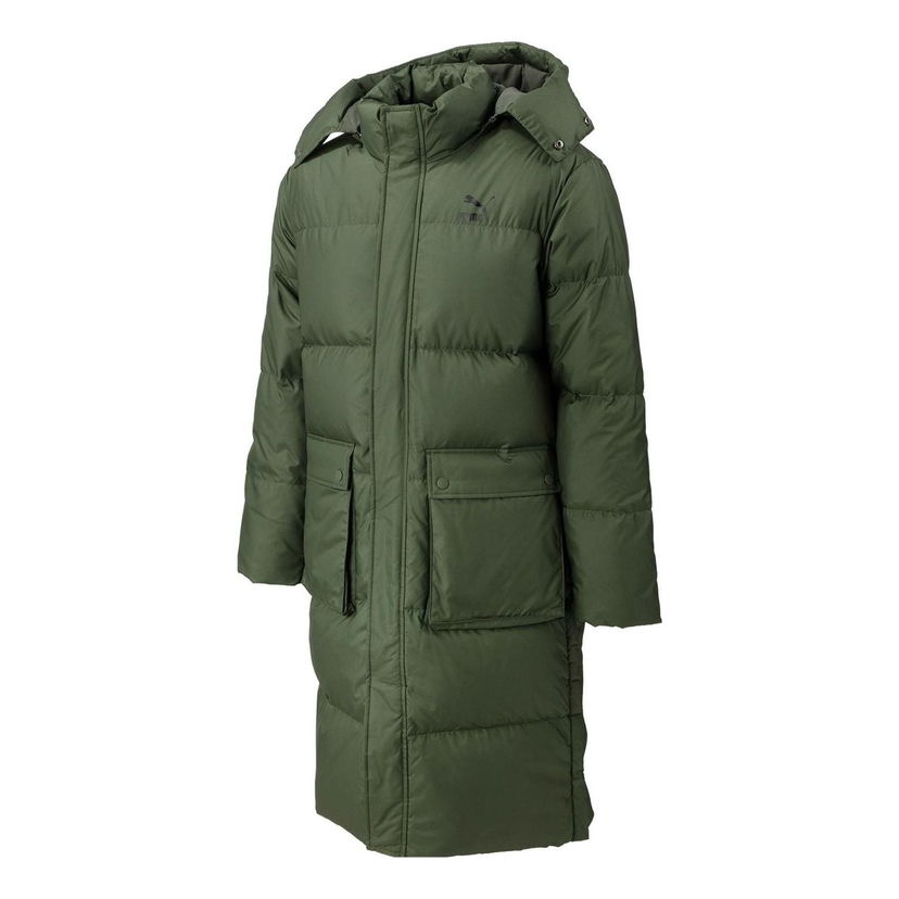Палта Puma Teamliga Long Down Coat Зелено | 539572-64