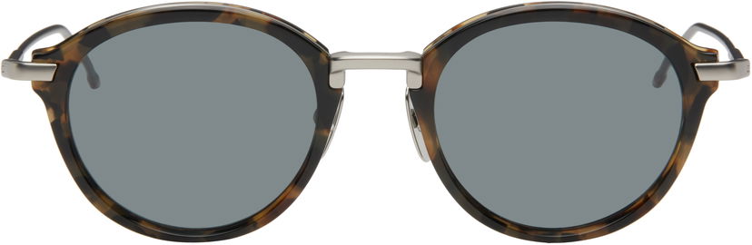 Слънчеви очила Thom Browne Round Sunglasses Кафяво | UES011A-G0003