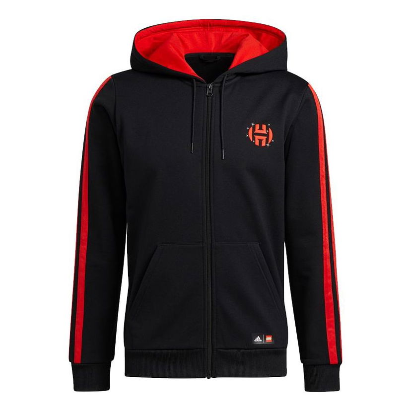 Суитчър adidas Originals Harden x LEGO Blocks Crossover Full-Zip Hoodie Черно | H51239