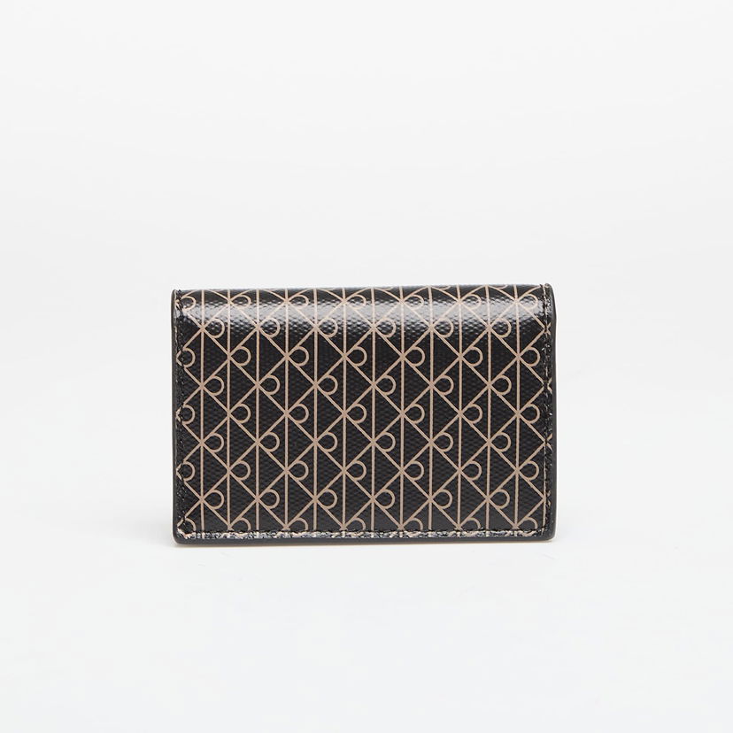 Портфейл CALVIN KLEIN Calvin Klein Emblem Aop Accordion Cardcase Wallet Черно | LV04F1083G 2XA