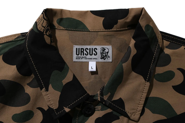 Риза BAPE Bape Ursus Military Shirt Camo Кафяво | 001SHH201003X-GRN, 5