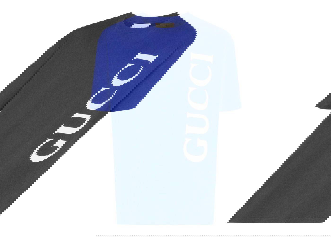 Тениска Gucci Logo print Тъмно синьо | 565806 XJB2V 4118, 0