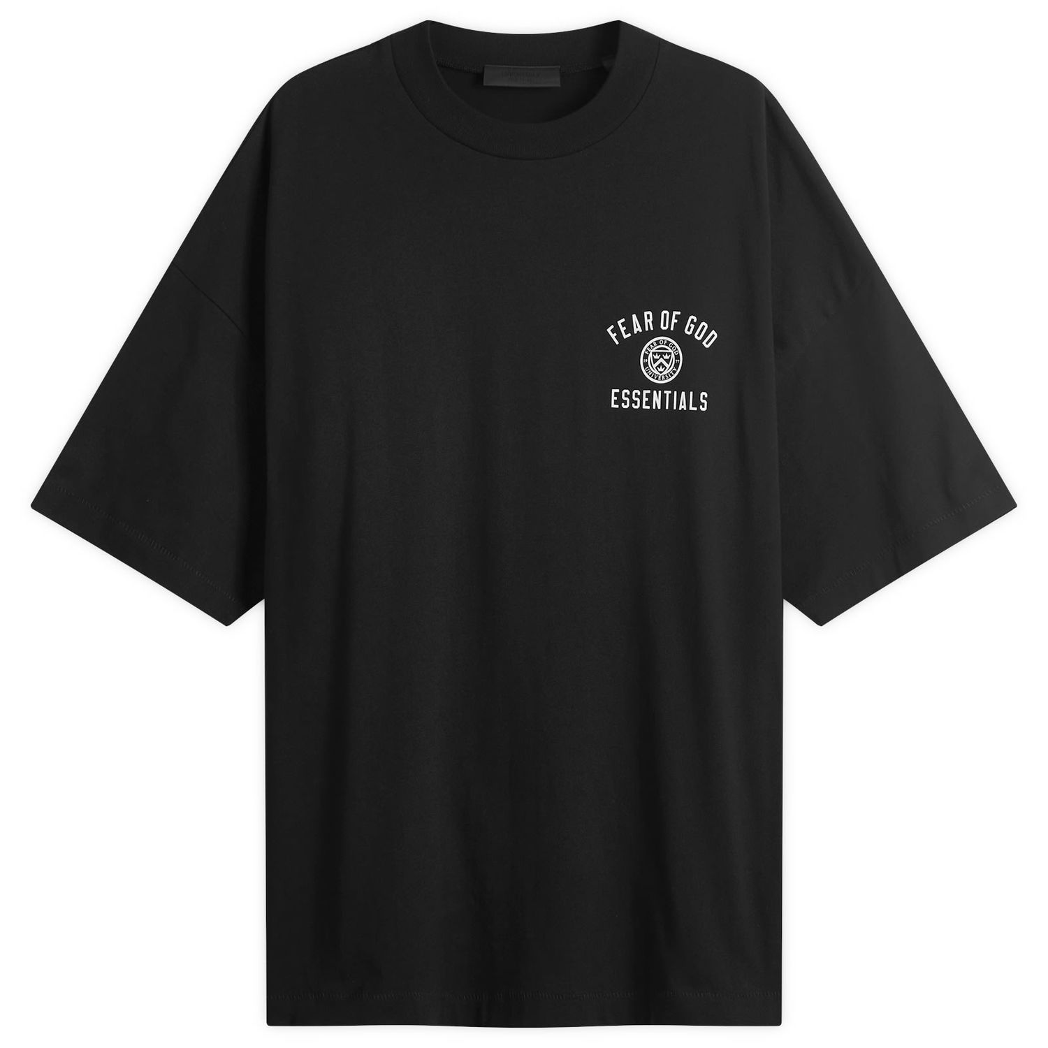 Тениска Fear of God Crest Logo T-Shirt Size Large Черно | 125HO244190F, 0