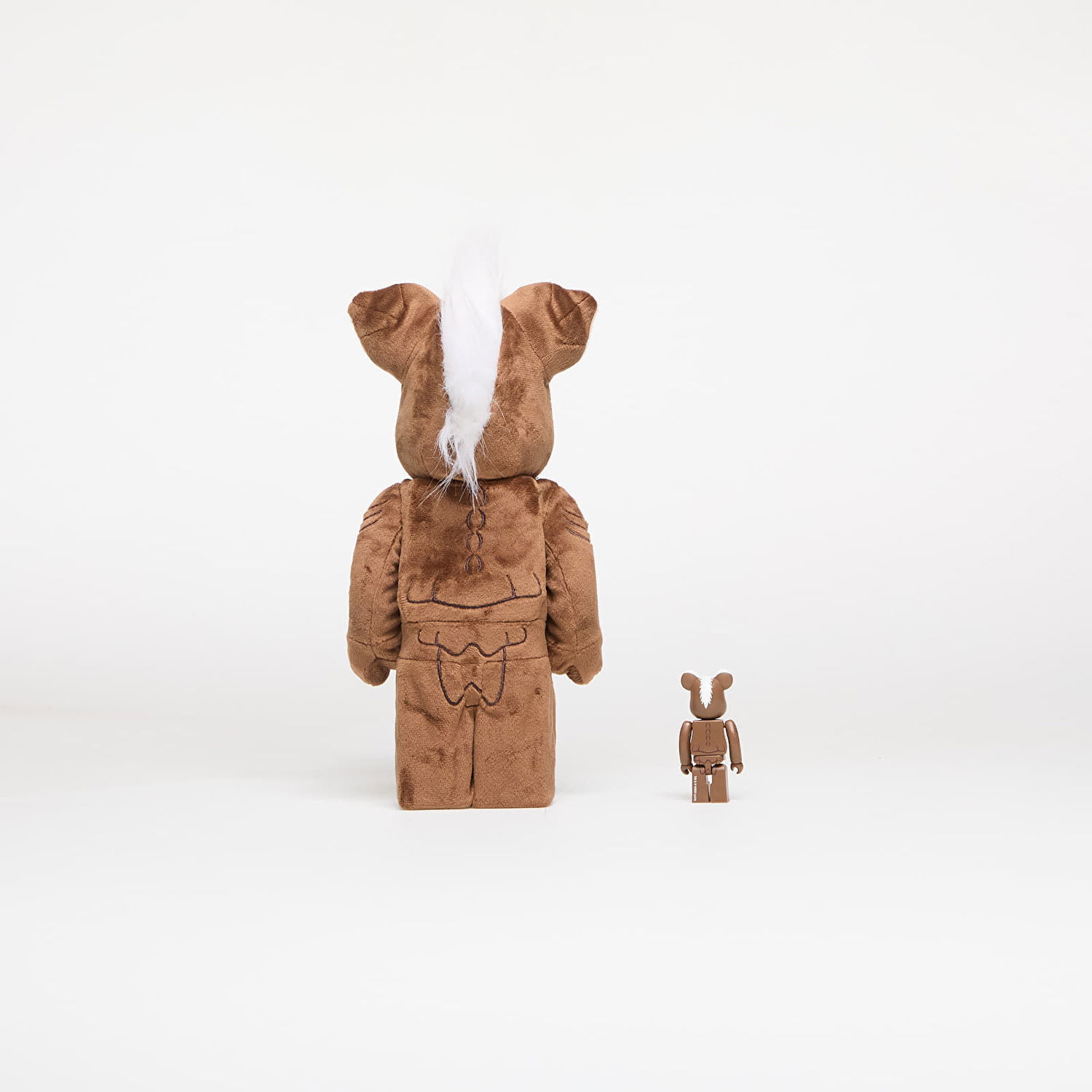 Колекционерско Medicom Toy BE@RBRICK Stripe 100% & Costume 400% Set Кафяво | 4530956616803, 1