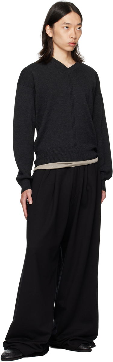 Спортни панталони Dries Van Noten Dries Van Noten Pleated Sweatpants Черно | 252-021143-2611, 3