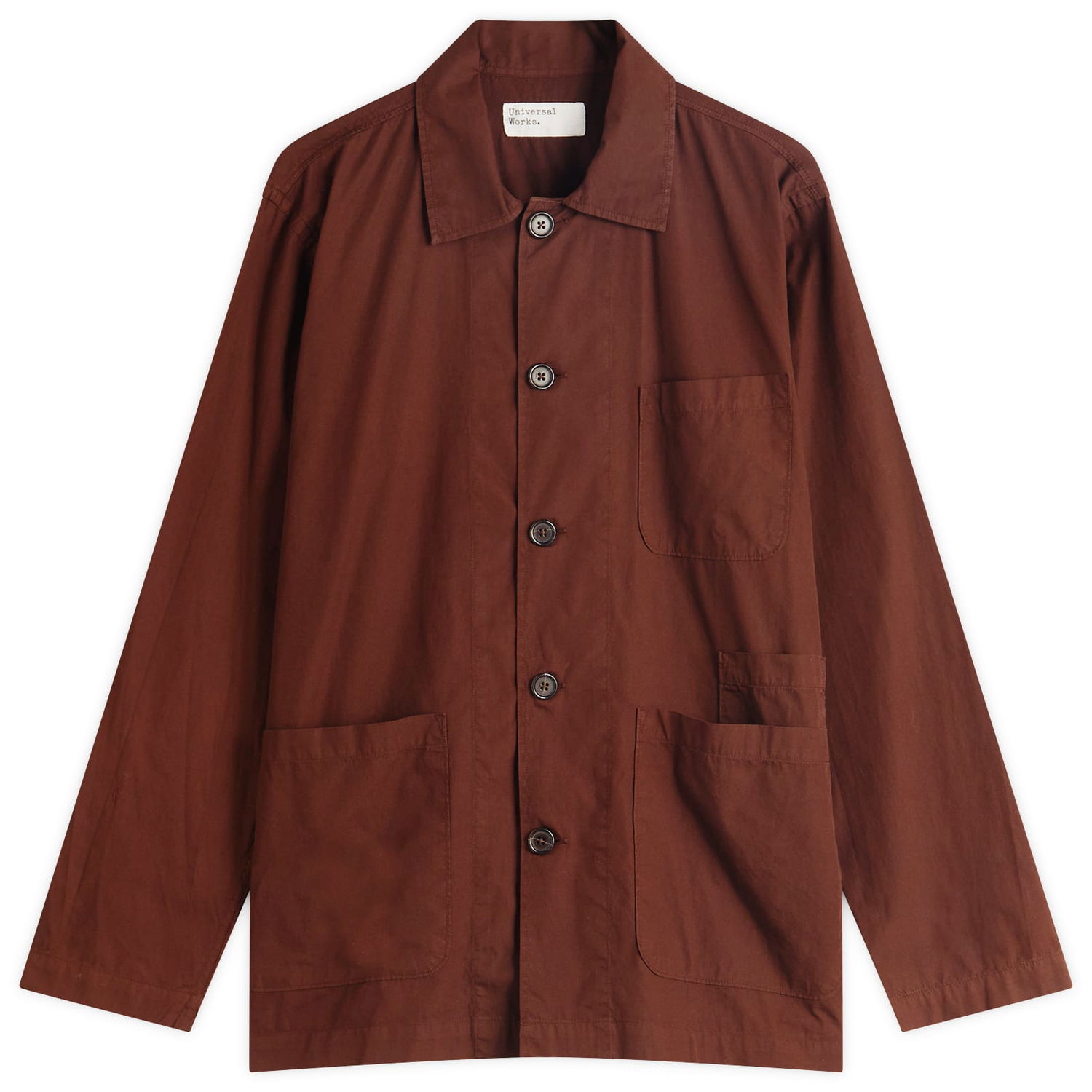 Риза Universal Works Universal Works Bakers Overshirt, Size Large Кафяво | 32678-RIB, 1