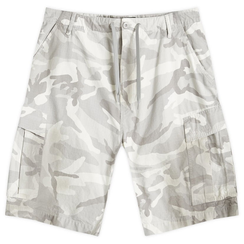 Къси панталони Balenciaga Camo Cargo Shorts Сиво | 790988-TQLA7-1400