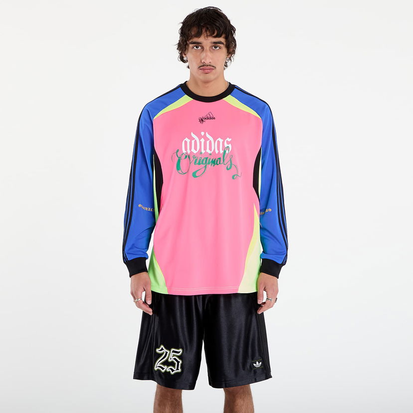 Риза adidas Originals Spiders Goalkeeper Loose Long-Sleeve Top Розово | JW0203