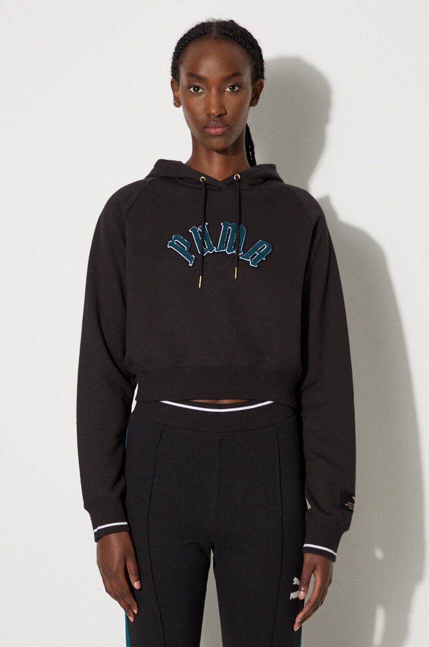 Суитчър Puma Hoodie Classics Play Paris Relaxed With application Черно | 627484, 0