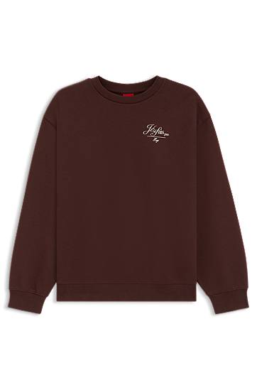Terry Sweatshirt with Graphic Print