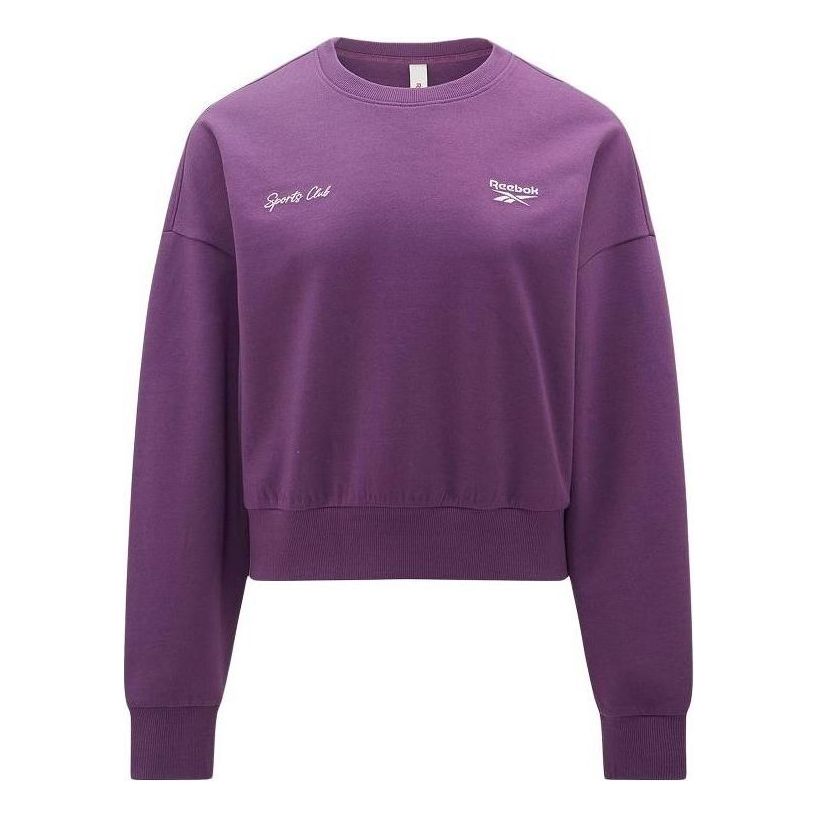 Суитчър Reebok Sports Club Cropped Pullover Лилаво | 24SRC302WGP2, 0