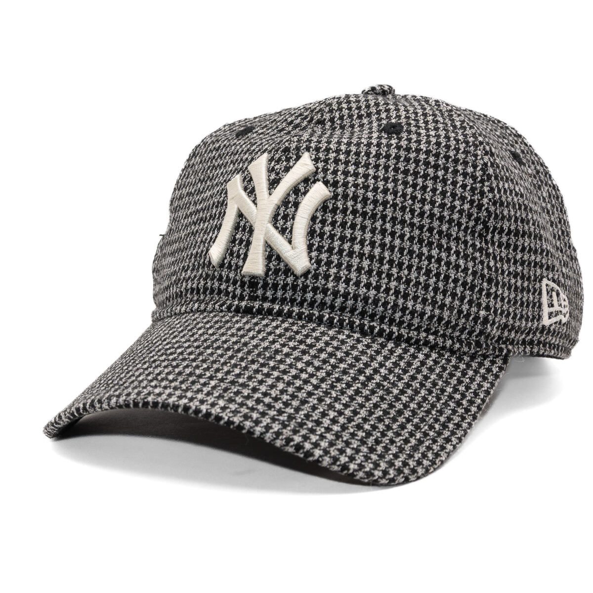 Шапка с козирка New Era NY Yankees MLB Houndstooth 9TWENTY Adjustable Hat Черно | 60691222, 0