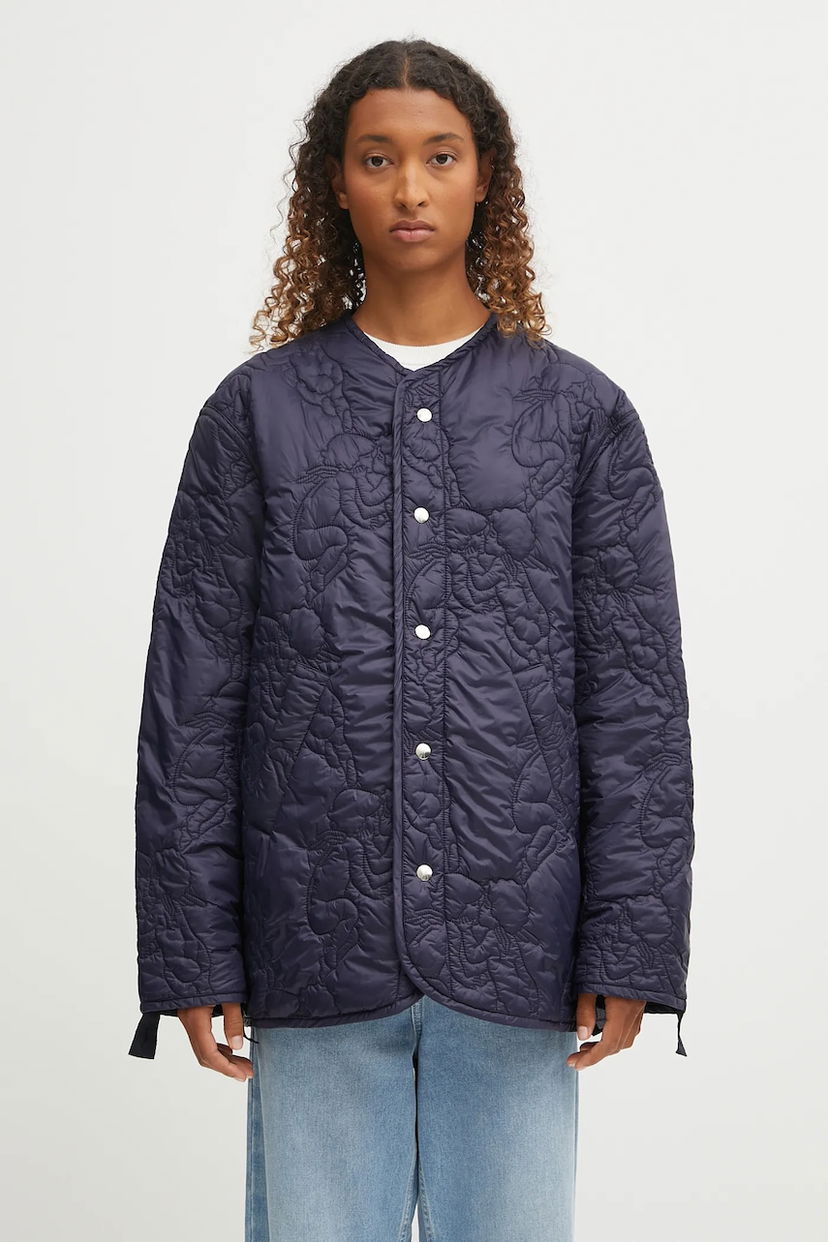 Яке Fiorucci Fiorucci Kissing Angels Quilted Liner Jacket Тъмно синьо | W02FPOJA442NY01BL05