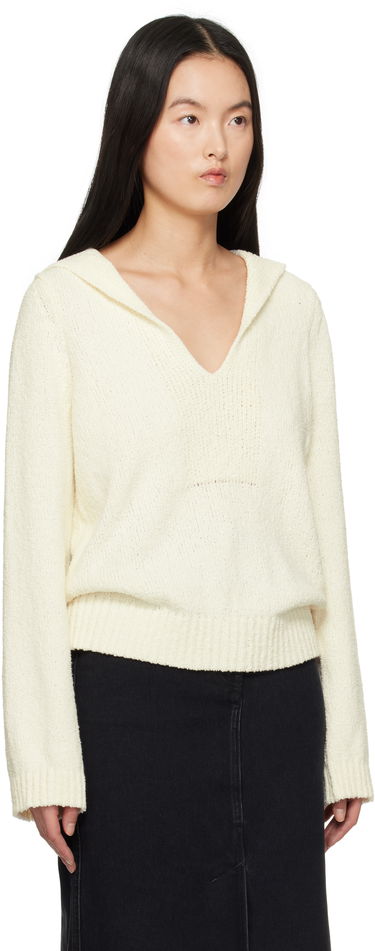 Пуловер Loulou de Saison Loulou de Saison Bahia Knit Sweater Черно | BAHIA, 4