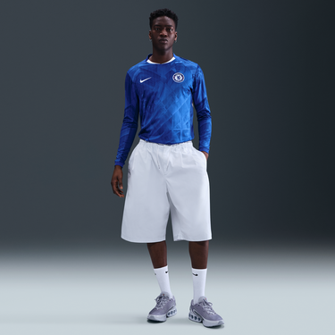 Фланелка Nike Chelsea FC Stadium 2025/26 Dri-FIT Replica Long Sleeve Jersey Синьо | HV9258-496, 2