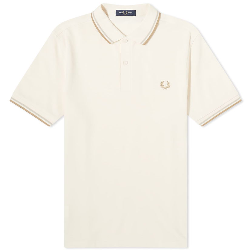 Поло тениска Fred Perry Twin Tipped Polo Бежово | M3600-V17