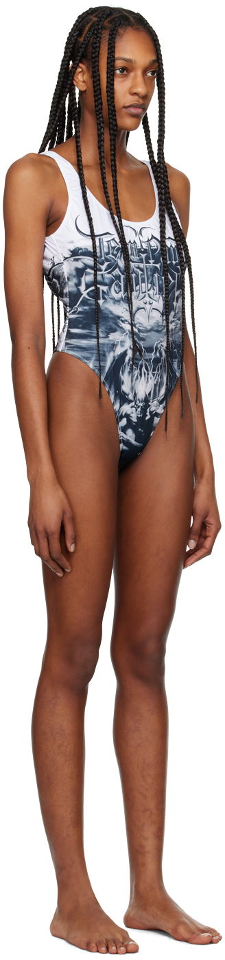 Бански Jean Paul Gaultier Jean Paul Gaultier 'The Diablo' One-Piece Swimsuit Многоцветен | 24/25-F-MB012-J539-0100, 1