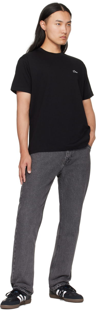 Тениска Dime Dime Cursive Logo T-Shirt Черно | DIMEFA2544BLK, 3