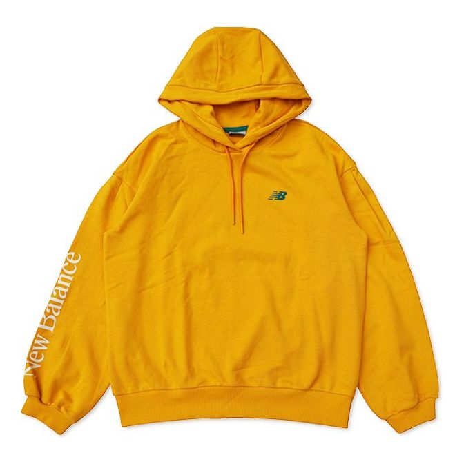 Суитчър New Balance Casual Sports Pullover Жълто | NC933032-MUS