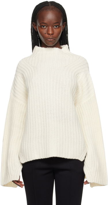 Пуловер Loulou de Saison Loulou de Saison Bera Turtleneck Sweater Бяло | BERA, 0