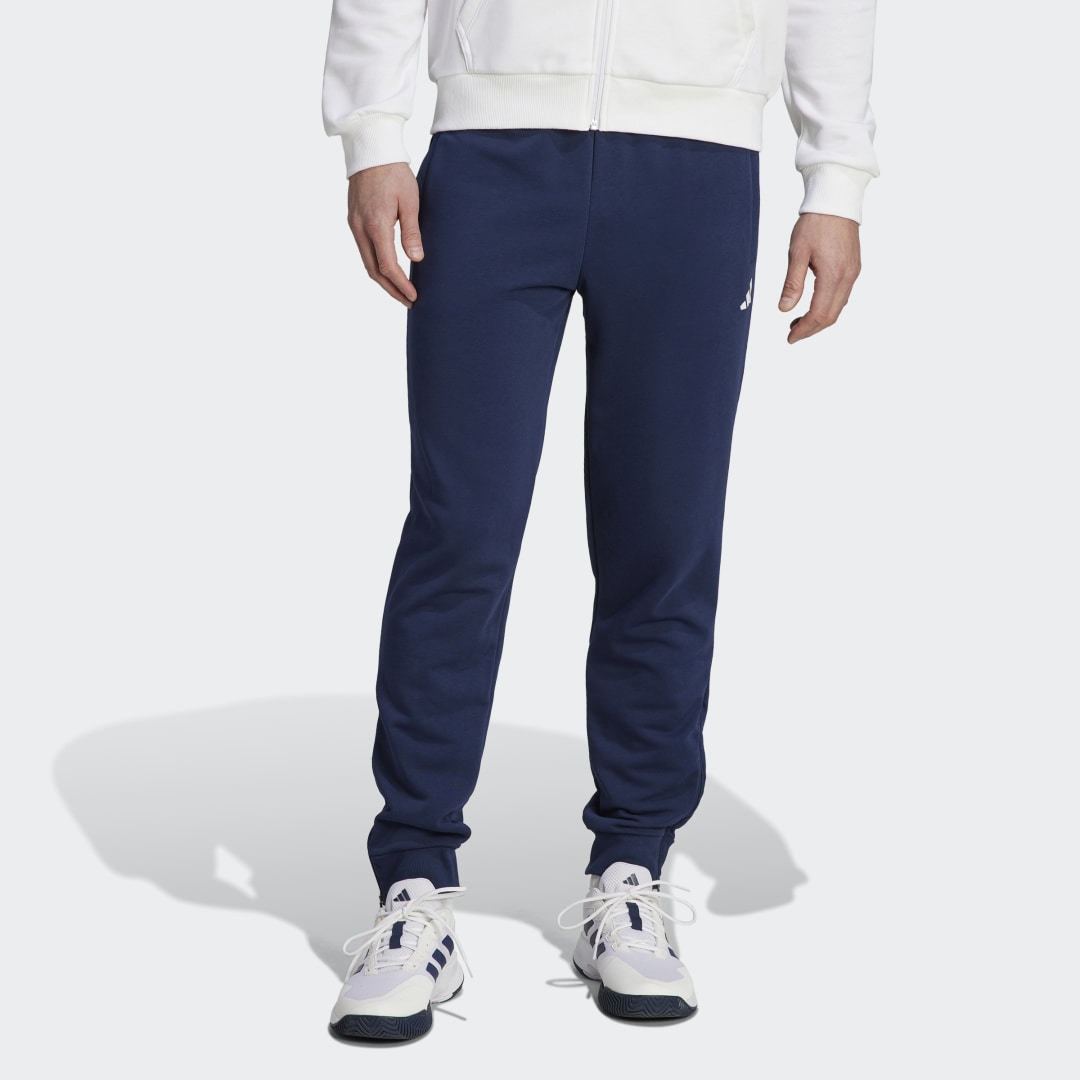 Спортни панталони adidas Originals Club Teamwear Graphic Tennis Pants Тъмно синьо | IJ4859, 1