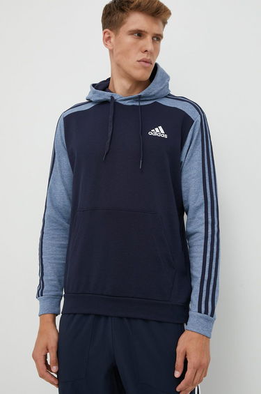 Суитчър adidas Originals Essentials Mélange French Terry Hoodie Тъмно синьо | HL1974, 0
