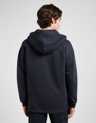 Суитчър Lee Workwear Relaxed Full Zip Hoodie Тъмно синьо | 112372339, 0
