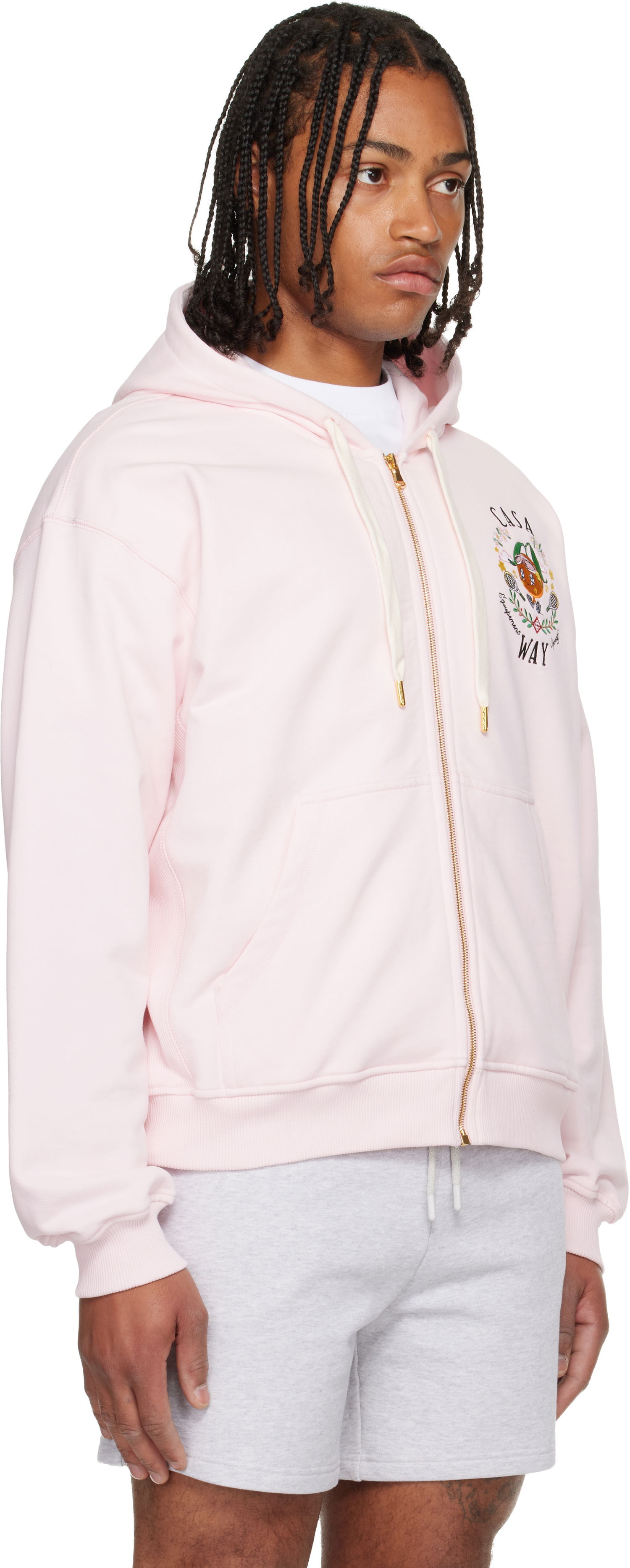 Суитчър Casablanca 'Casa Way' Orange Mascot Zip Hoodie Розово | M-AW25-JTP-408-05, 1