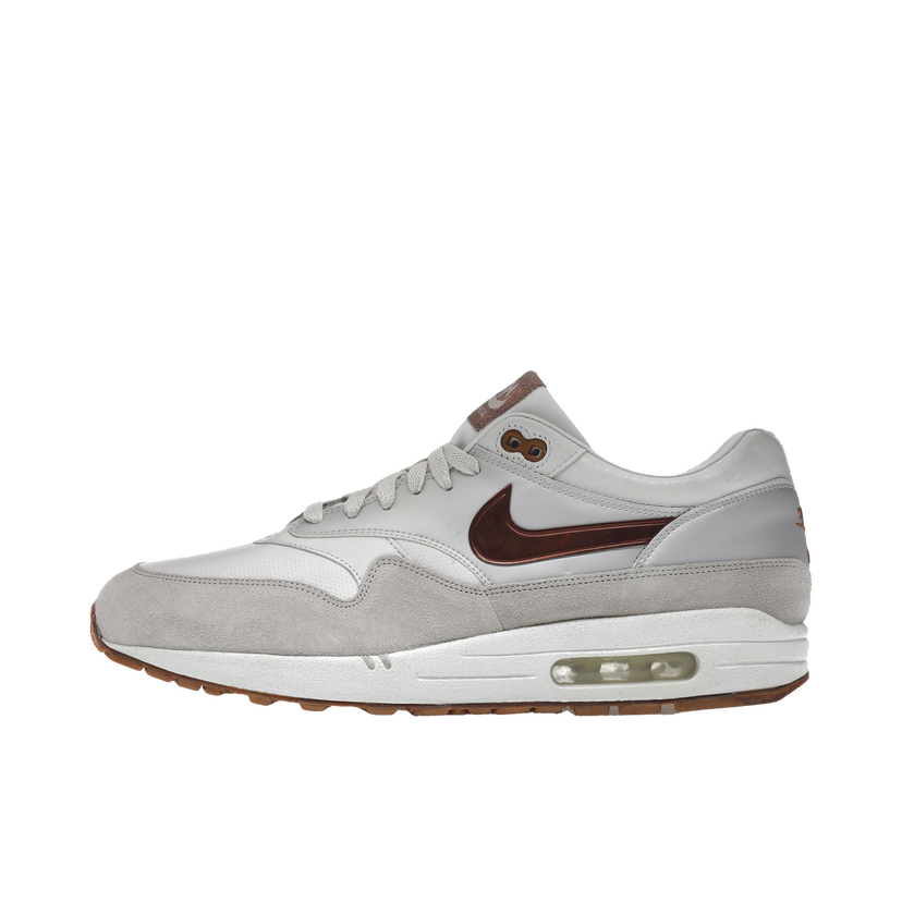 Кецове и обувки Nike Air Max 1 Bronze Medal Сиво | 314252-121