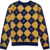 Пуловер Awake NY Argyle Mohair Crewneck Оранжево
 | AWK-FW23-KN002-BRM, 1