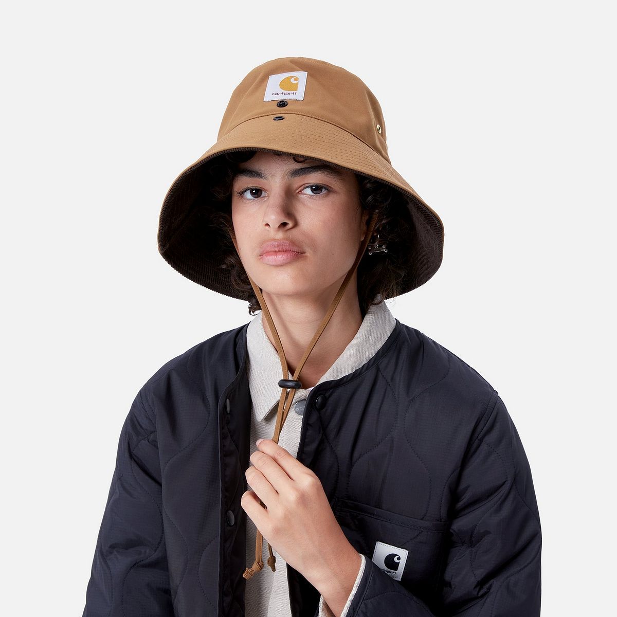 Шапка Carhartt WIP Carhartt WIP Clarton Bucket Hat Кафяво | I033784_6, 0